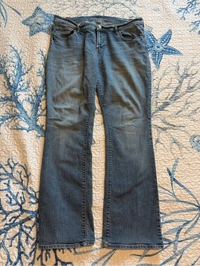 Old Navy Size 12 Short Mid Rise Blue Jeans